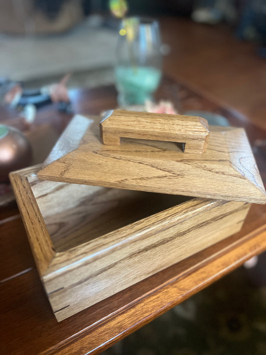 Oak Trinket Boxes